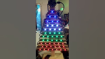 Neopixel holiday tree
