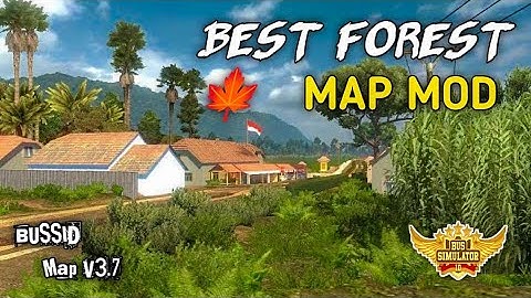 Best Forest 🍁 Map Mod For Bus simulator Indonesia// Bussid Map Mod V3.7 #forestmap #junglemap 🍁🍁#map