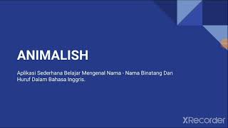 ANIMALISH - UTS MOBILE PROGRAMMING
