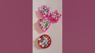 Cookie cutter set|star cookie flower set| pearls Reverse effect video|satisfying ASMR colourful moti