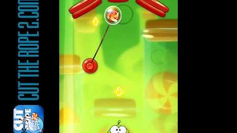 Cut The Rope 2: Experiments Level 3-10 Sticky Steps Box Walkthrough
