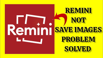 How To Solve Remini App Not Save Images Problem|| Rsha26 Solutions
