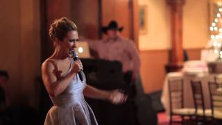 Maid of Honor sings and dances to Michael Jackson's Thriller  Wait or fast forward to the END!