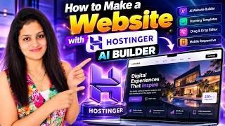 How to Make a Website with Hostinger Ai Builder | How to Create a Website with Hostinger