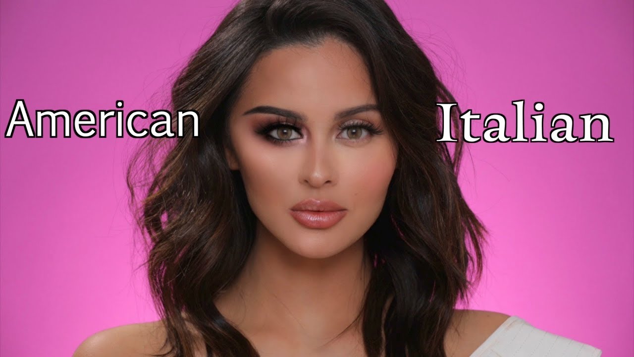 hoste sælger gået vanvittigt American VS Italian Makeup Tutorial - YouTube