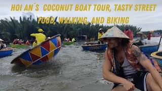 Vietnam´s Hoi An coconut boat tour, tasty street food, walking and biking