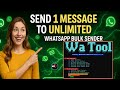 Send Unlimited WhatsApp Messages 🔴 | WhatsApp Bulk Sender Python Script 2025 ⚡ | No Ban | Live Proof