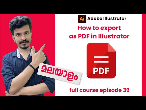 How to export as PDF in Adobe Illustrator | Adobe Illustrator Full Course EP 39