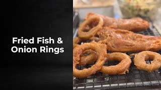 Fried Fish and Onion Rings