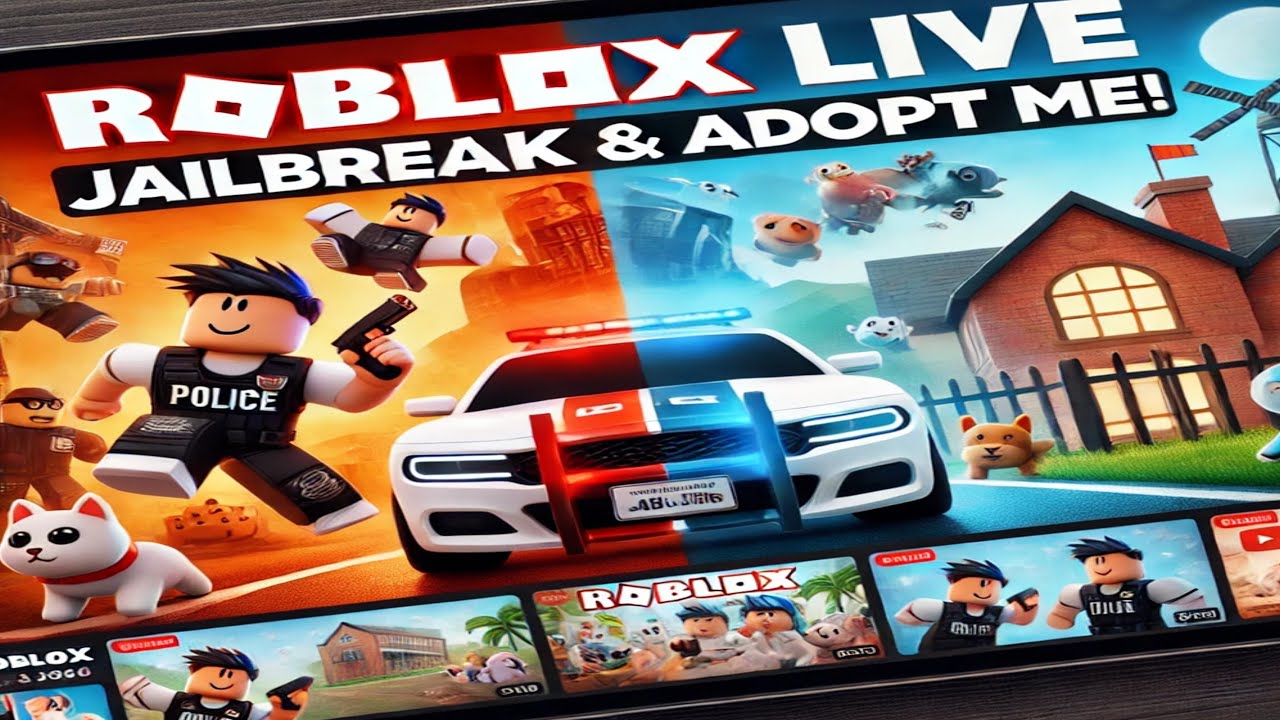 "Cops, Robbers, and Adorable Pets?! Roblox Live Madness!"