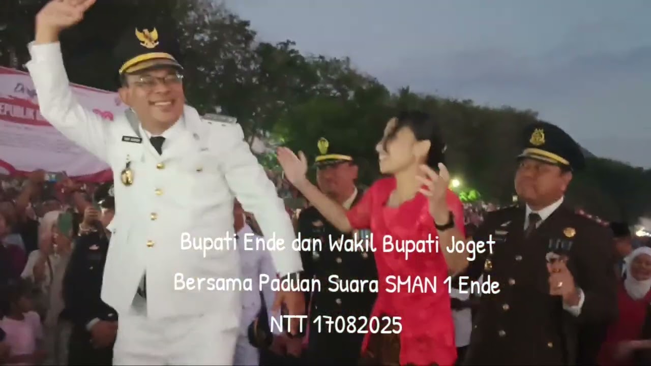 Tabola Bale  Bersama Bapak Bupati Ende dan Wakil Bupati serta Paduan Suara SMAN 1 Ende 17082025