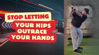 Stop Spinning Your Hips Out & Learn to Slow Down So Your Trail Arm Doesn't Get Trapped Behind You.