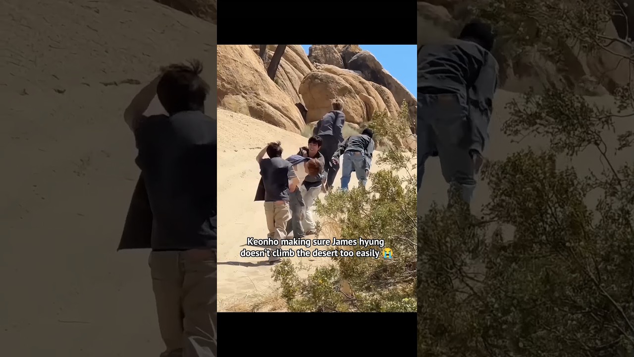 just keonho doing his maknae things 😭