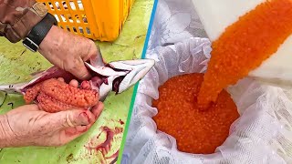 видео: Как на Дальнем Востоке добывают и солят икру? Рецепт самой вкусной в мире лососевой икры картинка: Как на Дальнем Востоке добывают и солят икру? Рецепт самой вкусной в мире лососевой икры