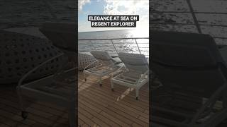 Elegance at Sea: Aft Pool on Regent Explorer #fyp #luxurytravel #luxury #luxurycruise #cruisetravel
