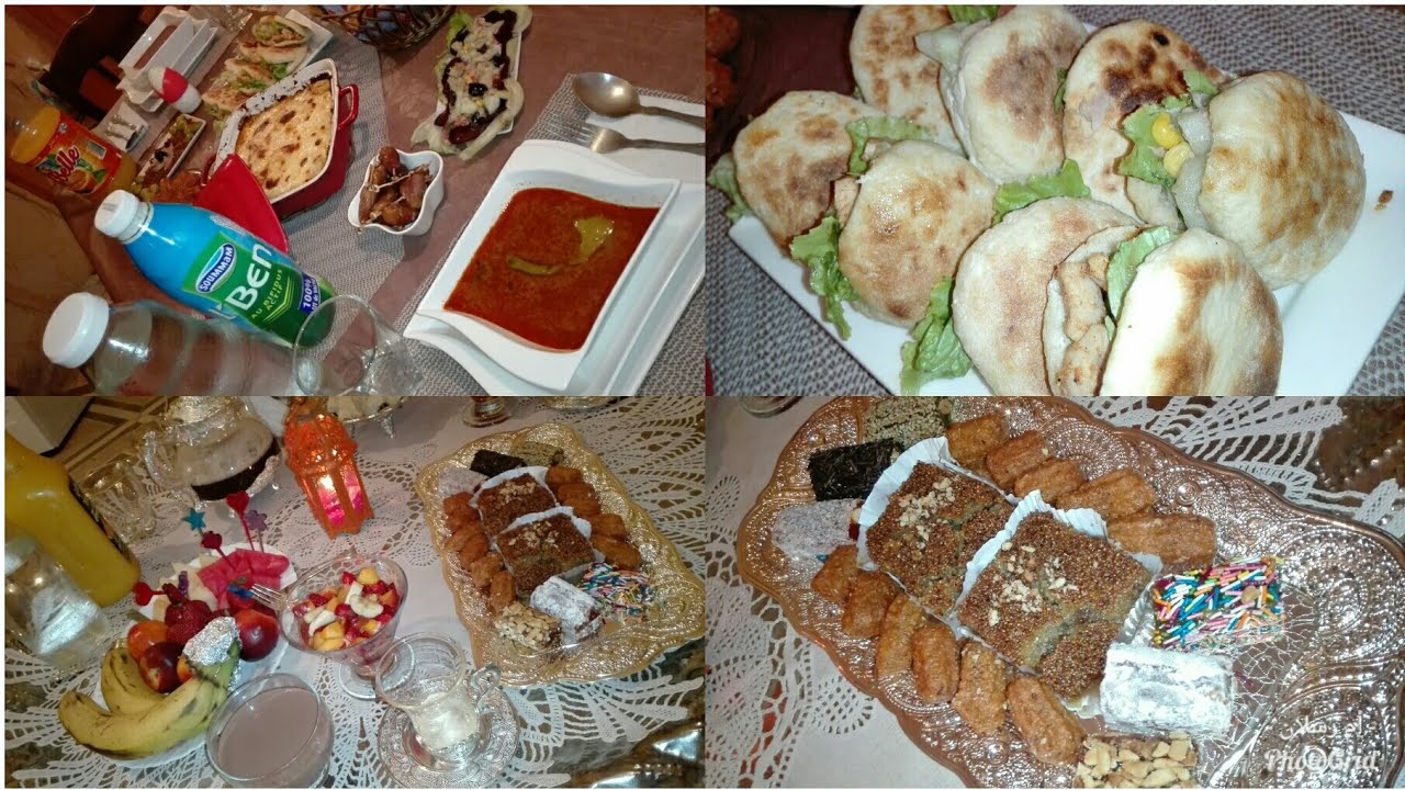 يومي ال12 من الشهر الفضيل ضيفتي😍و أطباقي البسيطة👌😋