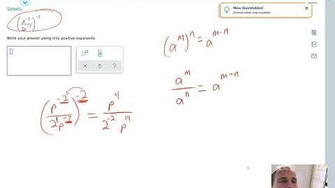 Power and quotient rules with negative exponents: Problem type 1