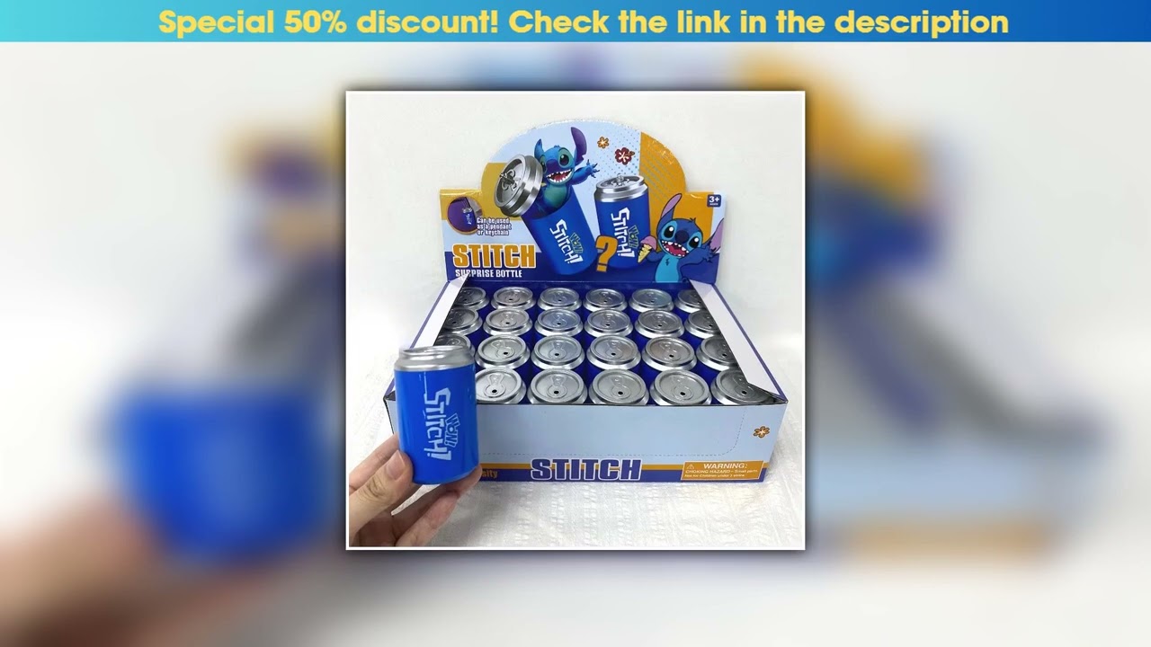 Discount 1pc/24pcs Trendy Blind Box Cartoon Stitch Capybara Keychain Figure Creative Backpack Penda