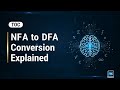 Non deterministic finite automata to deterministic finite automata conversion full explained