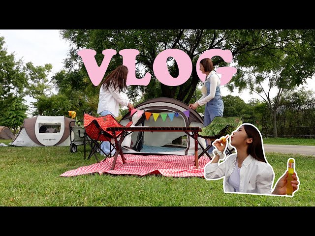 vlog.날씨 좋은 날 한강 피크닉/new네일/신전떡볶이/뒤늦은 작은아씨들 시작/손목주사
