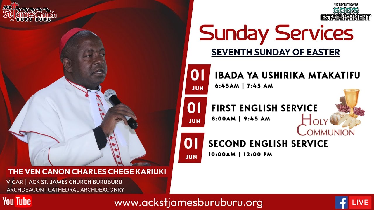 SECOND ENGLISH SERVICE | VEN CANON CHARLES CHEGE | SEVENTH SUNDAY OF ...