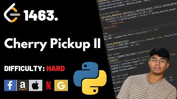 Cherry Pickup II | Leet code 1463 | Theory explained + Python code