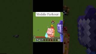 Mobile Parkour 😎🔥 | 99% Fail This Jump #shortsfeed #minecraft #shorts #parkour