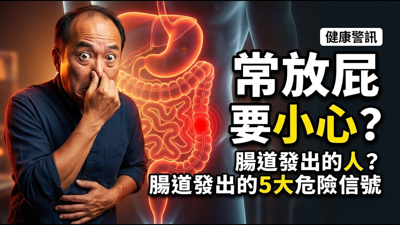 你的屁在喊救命?5大危險信號+臭屁真相 縮圖