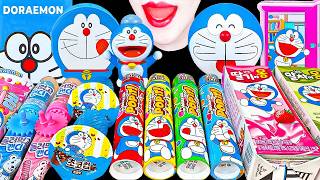 Asmr Doraemon Dessert Chocolate Candy Strawberry Matcha 도라에몽 디저트 초콜릿 캔디 딸기 말차 먹방 Eating Mukbang