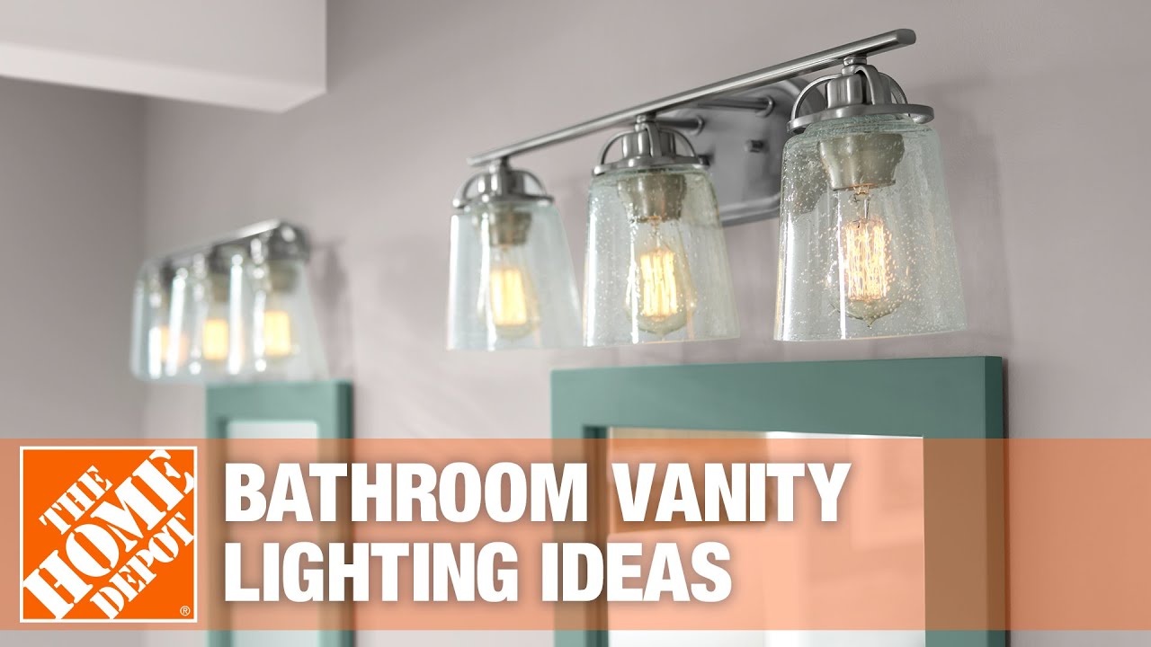 Bathroom Vanity Lighting Ideas The, Vanity Bar Lights Home Depot