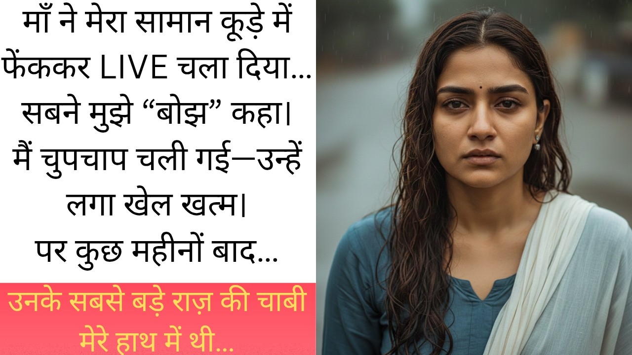 माँ ने मेरा सामान कूड़े में फेंककर LIVE चला दिया… फिर 6 महीने बाद वही लोग मुझे गिड़गिड़ाने लगे
