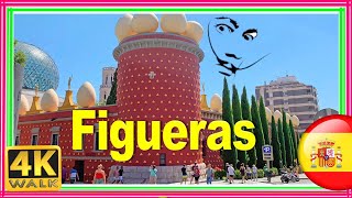 【4K】WALK FIGUERES Catalunya SPAIN 2019 Girona walking tour