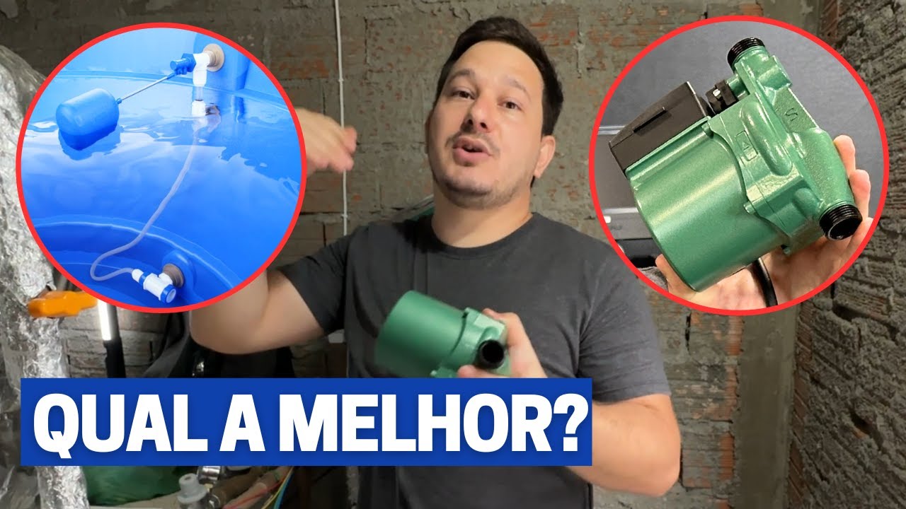 Válvula de transferência ou Bomba pressurizadora? Como instalar bomba pressurizadora de água