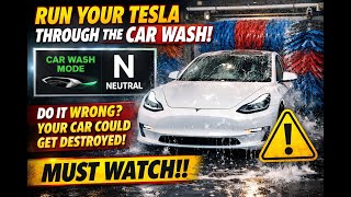 Tesla 2026 Y - HOW TO - Car Wash Mode & Neutral - VERY IMPORTANT TO PREVENT DAMAGE