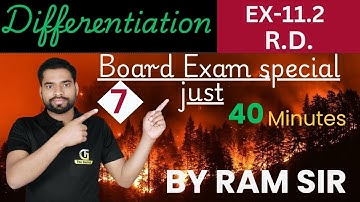 Differentiation Mastery Batch – Class 12th (Evening Special) ✨