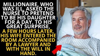 MILLIONAIRE, WHO WAS ILL, ASKED THE NURSE TO PRETEND TO BE HIS DAUGHTER FOR A DAY. TO HIS GREAT... News