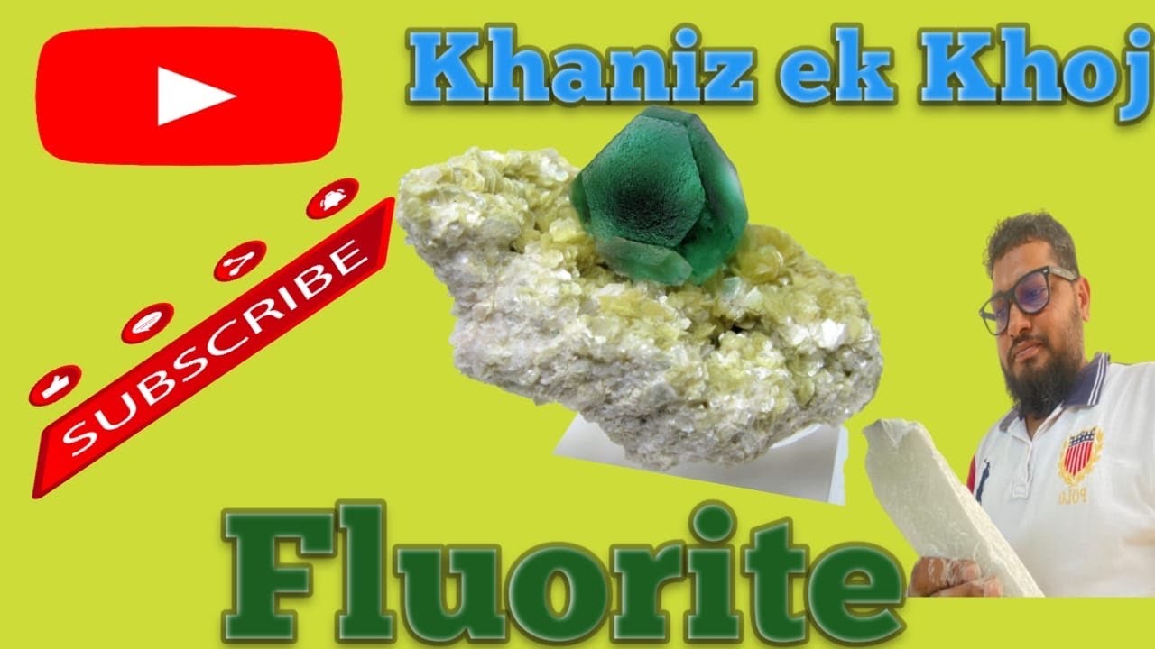 Fluorite (also called fluorspar) is the mineral form of calcium fluoride, CaF2.