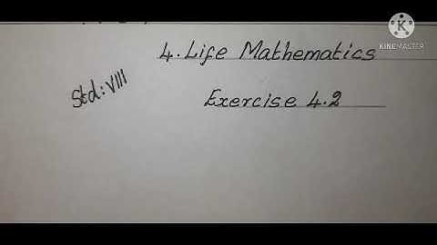 Std 8th Maths TN(SAMACHEER) Chapter4 Life Mathematics  Exercise 4.2 - Sums  4 to 10