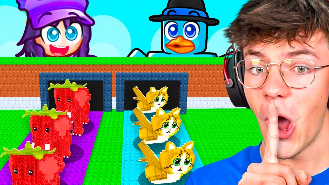 Usando SUERTE INFINITA en 2 FILAS Contra Mi CRUSH... (Steal a Brainrot)