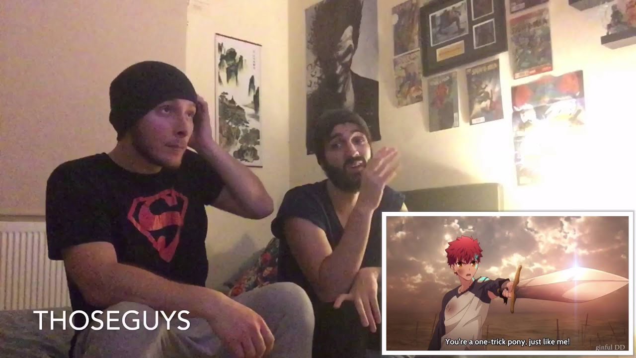 ThoseGuys | Fate/Stay Night | Emiya Shirou vs Gilgamesh | [REACTION]