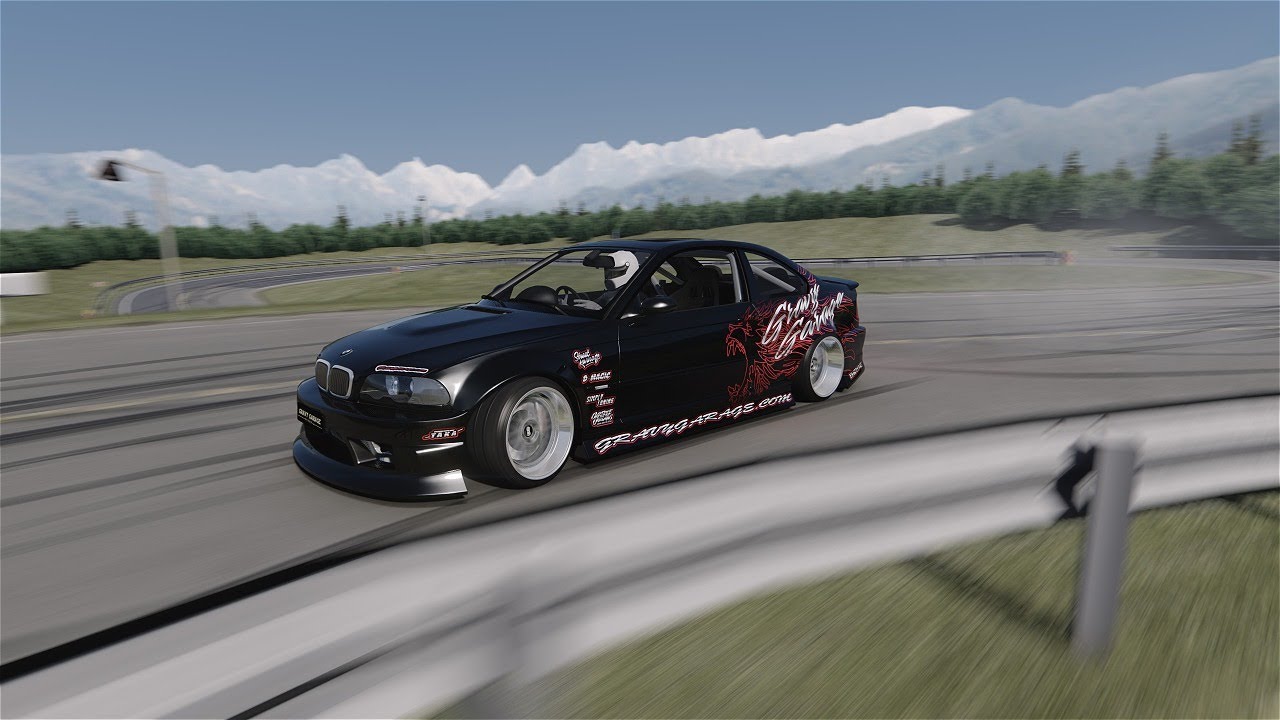 ASSETTO CORSA ACS DRIFT Drift Playground x Gravy Garage BMW E46
