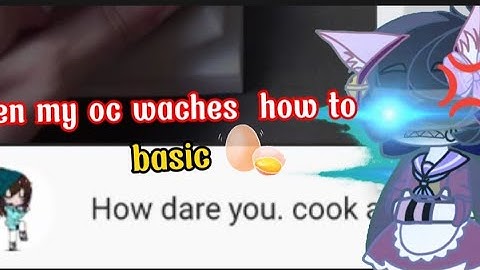 when my oc react howtobasic