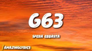 Sfera Ebbasta - G63
