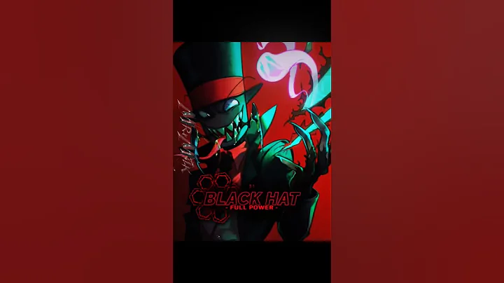 Black Hat vs Alastor | #hotelhazbin #villian #blackhat #edit #shorts @superpr6750