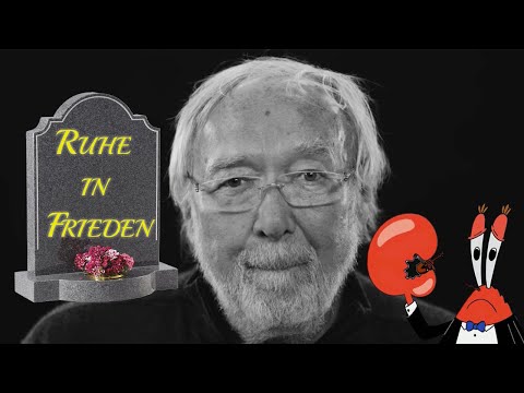 Jürgen Kluckert, die deutsche Stimme von Mr. Krabs ist verstorben 😪