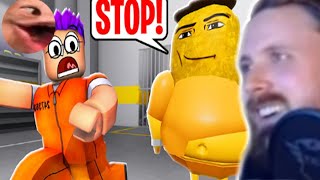 Forsen Reacts - Can We Escape ROBLOX GEGAGEDIGEDAGEDAGO!? (FUNNY MOMENTS)