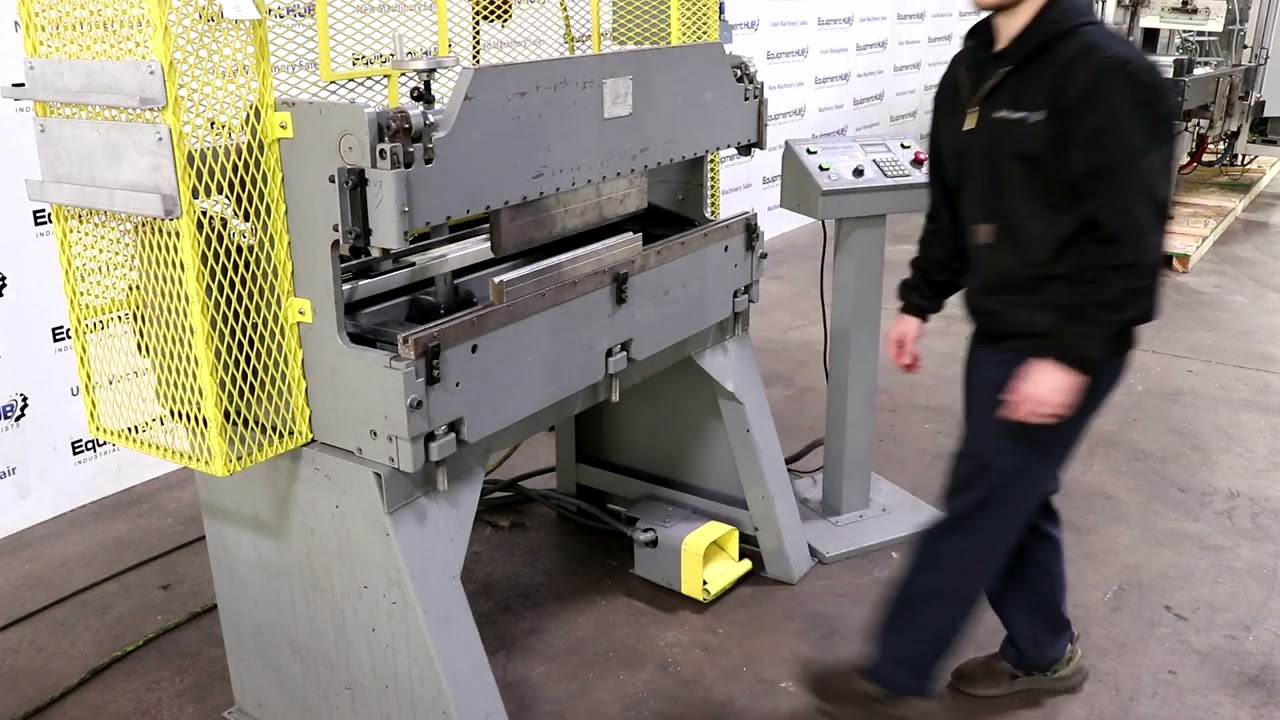 Atek Bantam BA120SFO 12 Ton x 4' Pneumatic Press Brake w/ Smart-Gage CNC Back Gauge Controller