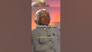De kracht van creatief denken | APJ Abdul Kalam✨