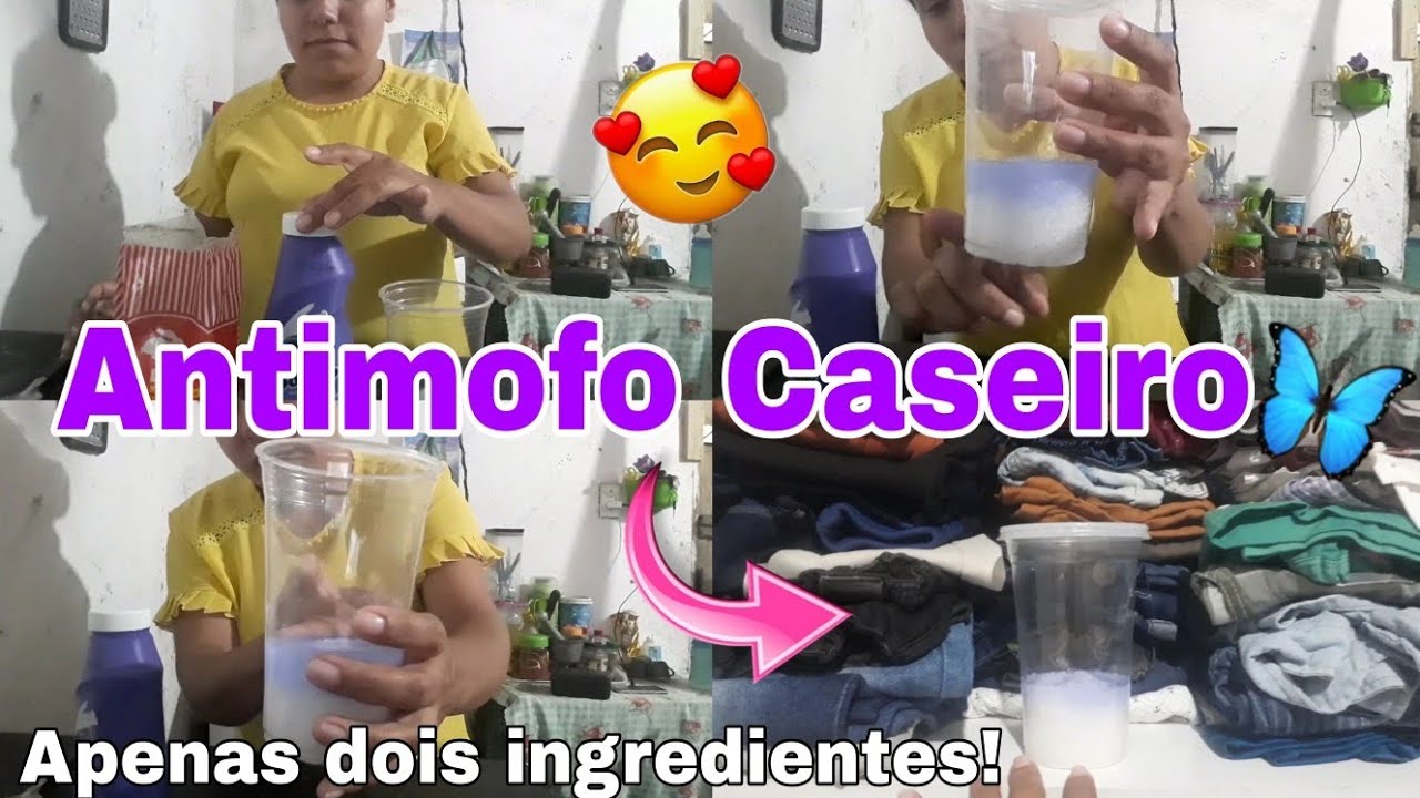 COMO FAZER ANTIMOFO CASEIRO COM APENAS DOIS INGREDIENTES SUPER FÁCIL E ...