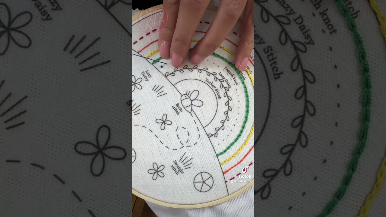 Embroidery French Knot Tutorial - YouTube